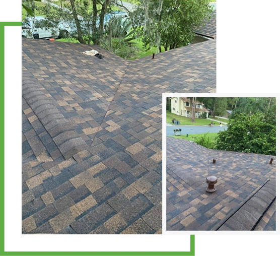 Roofing Company Florida completed roof replacement with new shingles